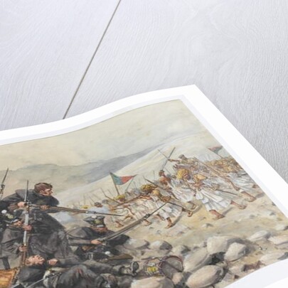 The last stand of the 44th East Essex Regiment at Gandamuk, 12th January 1842, 1915 by Richard Simkin