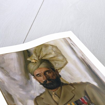 Subadar Khudadad Khan VC, 10th Baluch Regiment, c.1914-35 by Charles Bevan