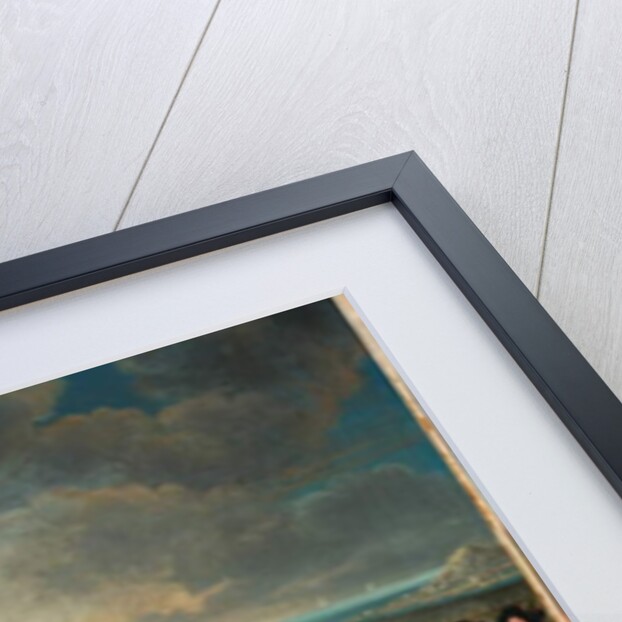 Lady Louisa Lennox with her husband’s Regiment, 25th Regiment of Foot, with Lord George Lennox beside her, and Fort St Philip, Port Mahon, in the background, c.1771 by Giuseppe Chiesa