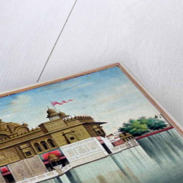 The Golden Temple at Amritsar by Indian School