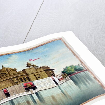 The Golden Temple at Amritsar by Indian School