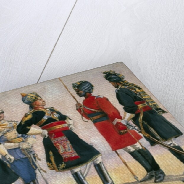 British Officers, Indian Army by Alfred Crowdy Lovett