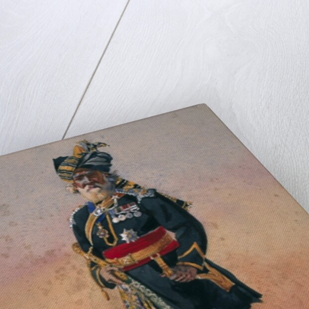 Honorary Native Commandment Nawab Sir Hafiz Muhammad Abdullah Khan, KCIE by Alfred Crowdy Lovett