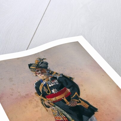 Honorary Native Commandment Nawab Sir Hafiz Muhammad Abdullah Khan, KCIE by Alfred Crowdy Lovett