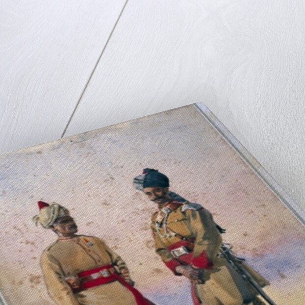 Soldiers of the Queen's Own Corps of Guides Infantry, Tanaoli by Alfred Crowdy Lovett