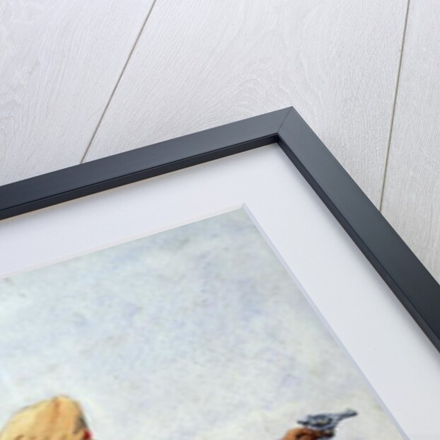 Soldiers of the 24th Punjabis Malikdin Khel and Subadar, Jay Sikh by Alfred Crowdy Lovett