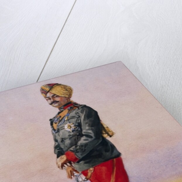 Honorary Major H.H. Sir Umed Singh Bahadur, Maharao of Kota by Alfred Crowdy Lovett