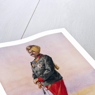 Honorary Major H.H. Sir Umed Singh Bahadur, Maharao of Kota by Alfred Crowdy Lovett