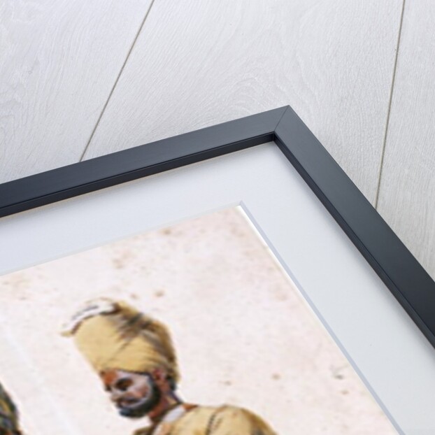 Soldiers of the 43rd Erinpura Regiment, the 44th Merwara Infantry and the 108th Infantry by Alfred Crowdy Lovett