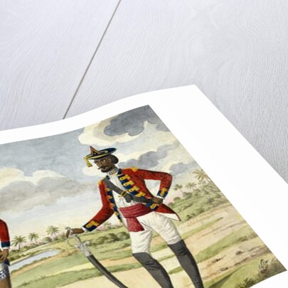 Bengal Army Troops, c.1785 by English School