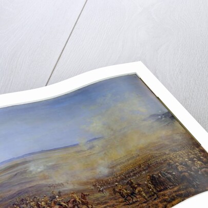 The Advance of French Cavalry Brigade to Relieve Kimberley, 13 February 1900 by Godfrey Douglas Giles