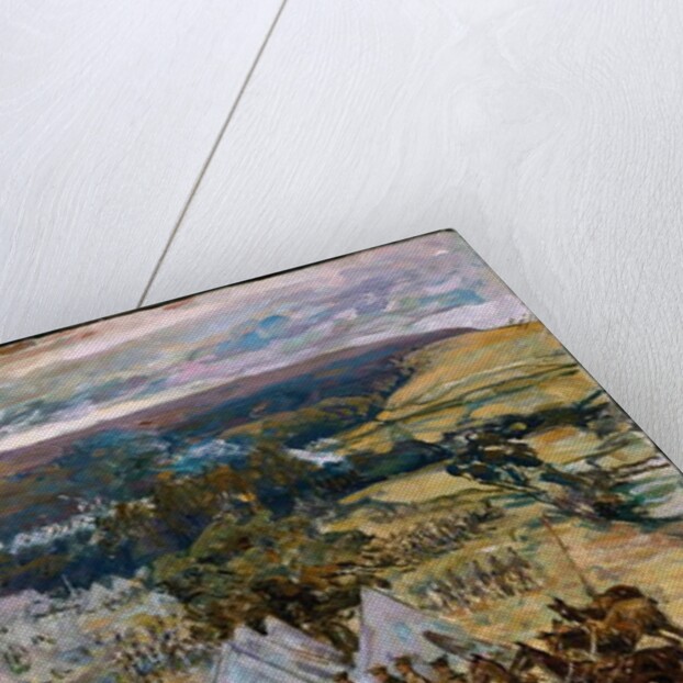 Field Marshal Lord Kitchener inspecting the 10th Battalion, York and Lancaster Regiment at Halton, 1914 by Alexander Jamieson