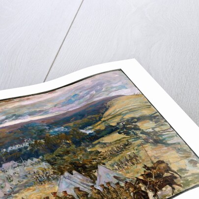 Field Marshal Lord Kitchener inspecting the 10th Battalion, York and Lancaster Regiment at Halton, 1914 by Alexander Jamieson