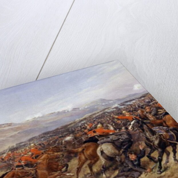 The Charge of the Heavy Brigade at the Battle of Balaclava, 25 October 1854, 1897 by Godfrey Douglas Giles