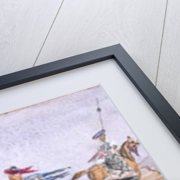 Bashi Bazouk of Circassia, & others at exercise in the background by William Thomas Markham