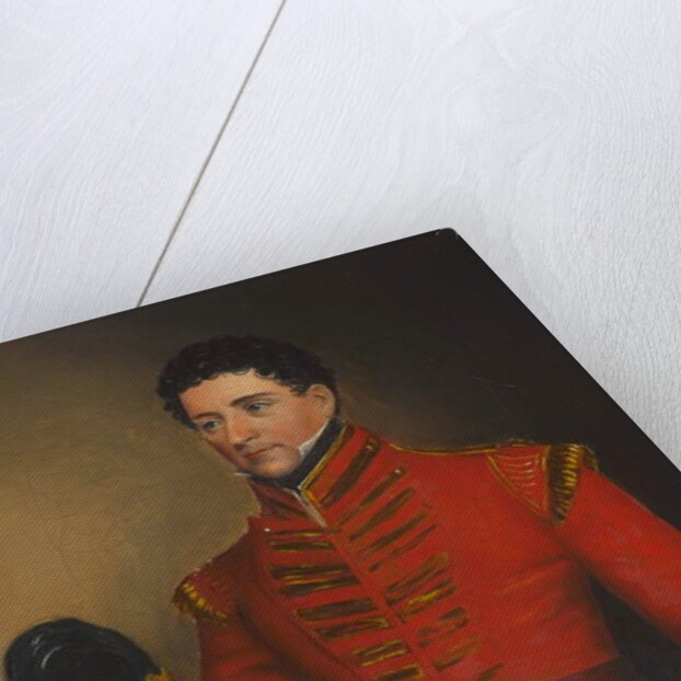 Captain Charles de Beauvoir Chepmell, 53rd Regiment of Foot, 1829 circa by Unknown Artist
