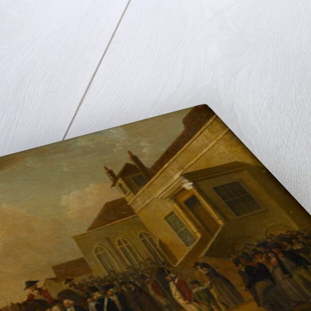 Frederick Augustus, Duke of York, reviewing troops in Flanders, 1794 circa by William Anderson