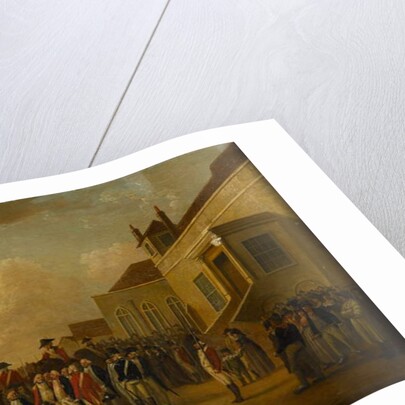 Frederick Augustus, Duke of York, reviewing troops in Flanders, 1794 circa by William Anderson