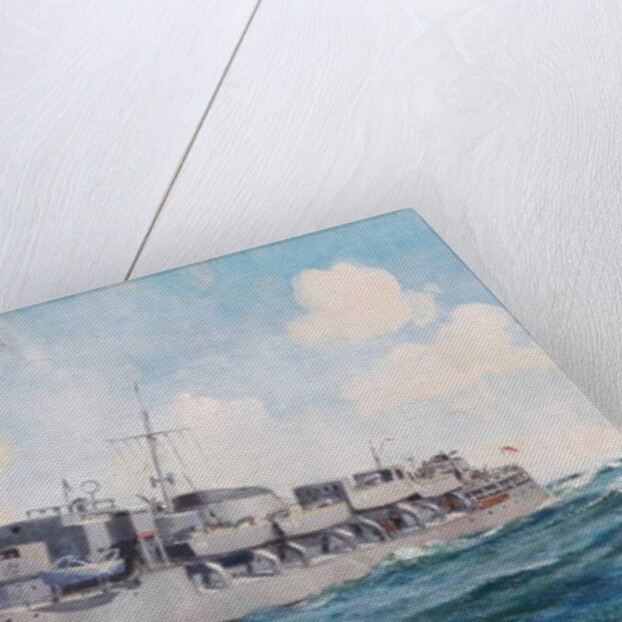 HMS Queen Emma, Commando assault ship, 1941 by Brian Joseph Mullen