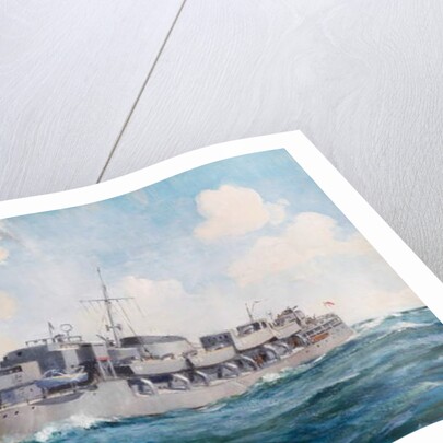 HMS Queen Emma, Commando assault ship, 1941 by Brian Joseph Mullen