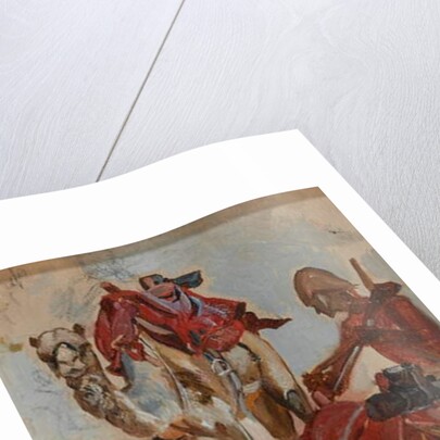 British Soldier, Camel Corps, Egypt, 1st Sudan War, 1885 circa by Lady (1846-1933) Butler