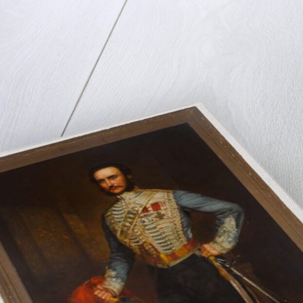 Captain John Grant Malcolmson VC, 3rd Bombay Light Cavalry, 1860 circa by Chevalier Louis-William Desanges
