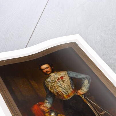 Captain John Grant Malcolmson VC, 3rd Bombay Light Cavalry, 1860 circa by Chevalier Louis-William Desanges