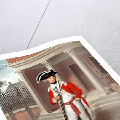 Lieutenant George Belson, Corps of Marines, Chatham, c.1780 by Richard Livesay