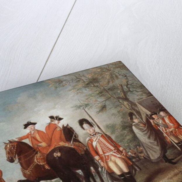 Two Horses of the Regiment, 25th Regiment of Foot, Menorca, c.1769 by Giuseppe Chiesa