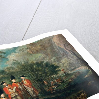 The 25th Regiment of Foot in Minorca, c.1771 by Giuseppe Chiesa