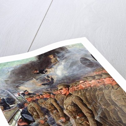 The evacuation of the troopship SS 'Tyndareus', 6 February 1917 by Stanley L. Wood