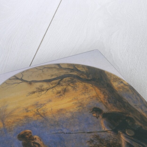 A Fleeing Slave by American School