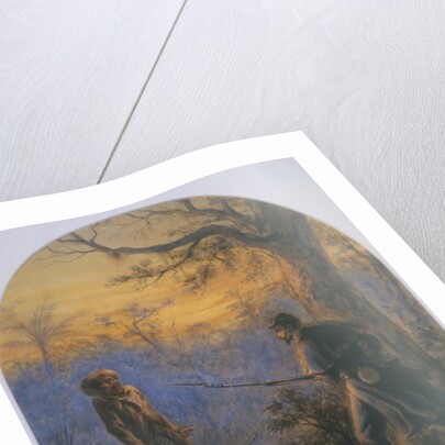 A Fleeing Slave by American School