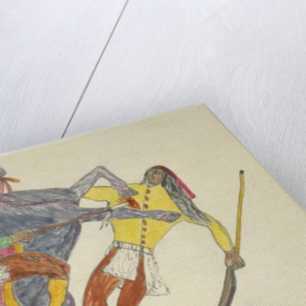 Attack on horseback by Frederick Gokliz