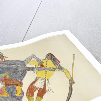 Attack on horseback by Frederick Gokliz