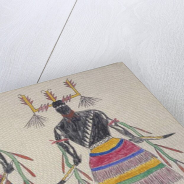 Two men in costume by Frederick Gokliz