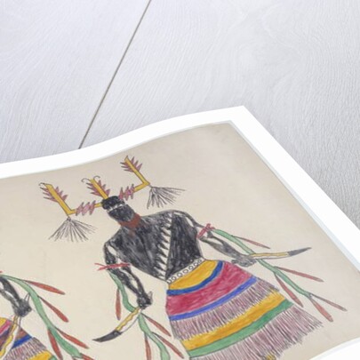 Two men in costume by Frederick Gokliz