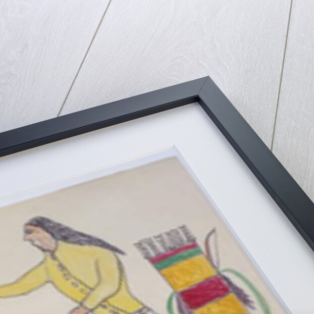 Man greets woman on horse by Frederick Gokliz