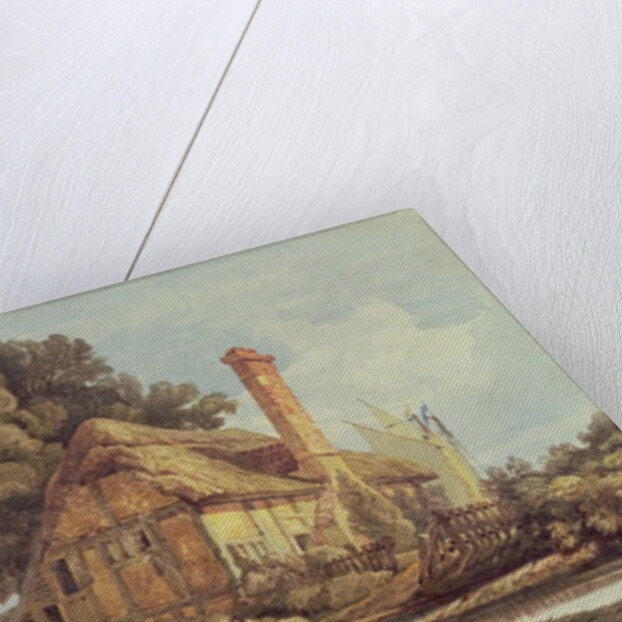 Riverside Cottage by Miles Edmund Cotman