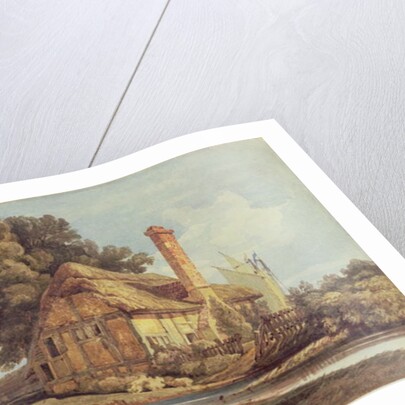 Riverside Cottage by Miles Edmund Cotman