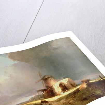 Remains of St. Benedict's Abbey on the Norfolk Marshes, 1847 by Henry Bright