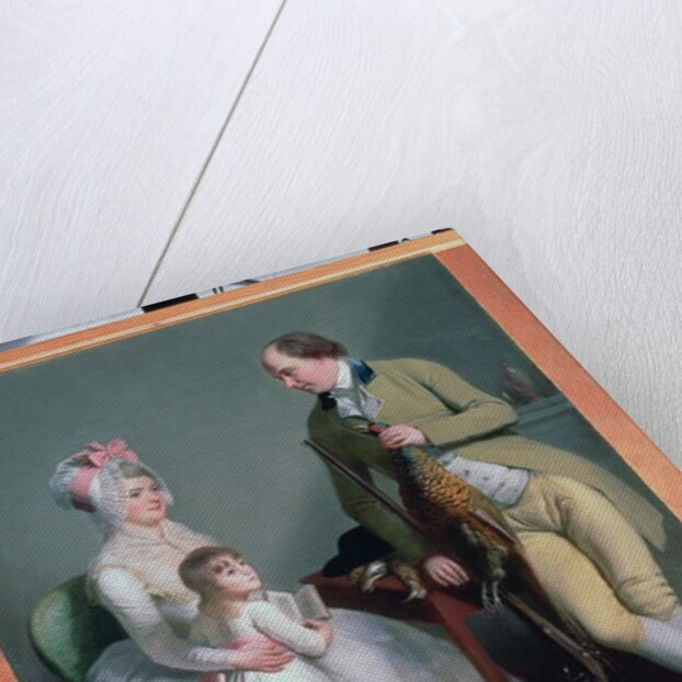 Mr and Mrs Custance of Norwich and their Daughter Frances, c.1786 by William Beechey