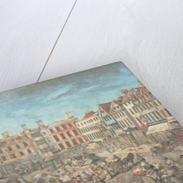 Norwich Market Place, 1799 by Robert Dighton