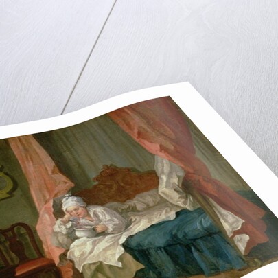 Francis Matthew Schutz in his Bed, c.1755-60 by William Hogarth