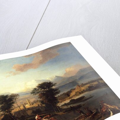 The Stag Hunt, c.1675 by Abraham Danielsz. Hondius