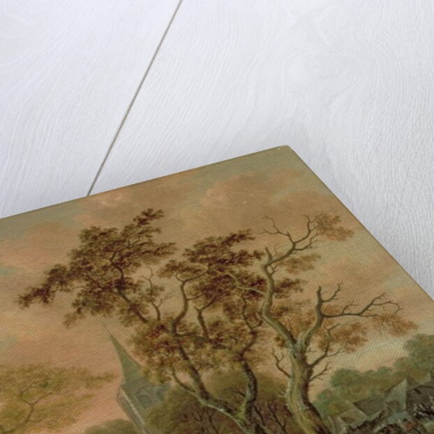 A Village Fair with a Mummer, 1702 by Salomon Rombouts