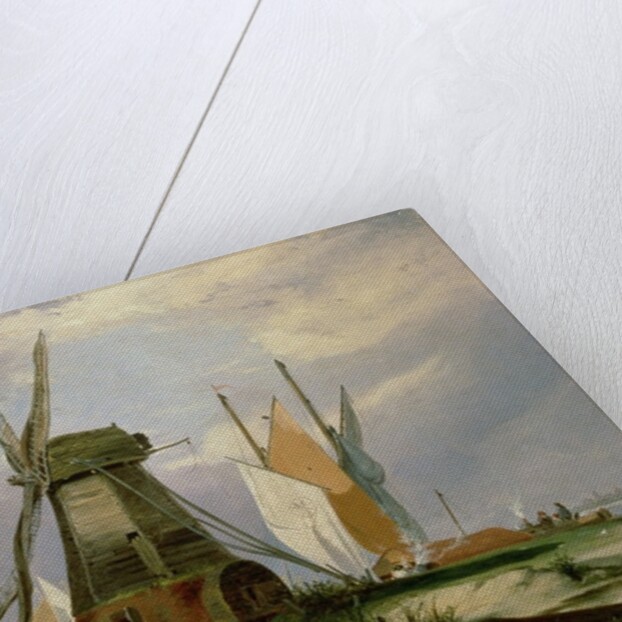 On the River Yare, 1846 by Alfred Stannard