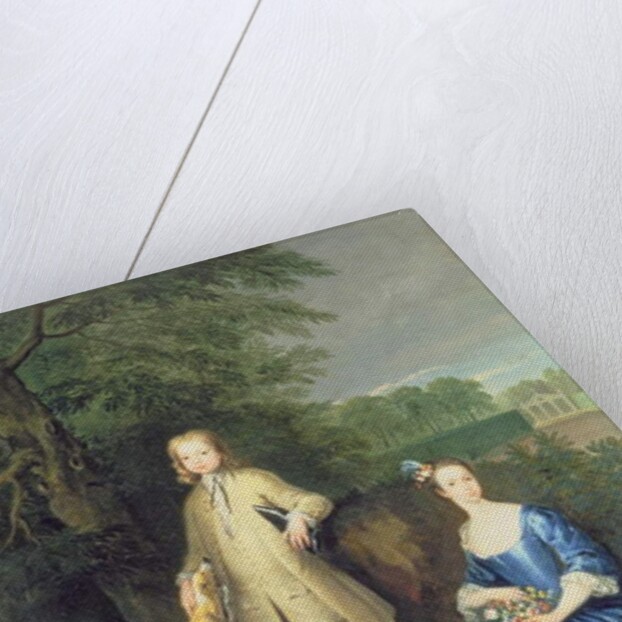 Portrait of Master Edward and Miss Mary Macro, 1733 by Peter Tillemans