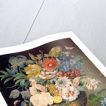 Flowers and Fruit, 1828 by Emma Sillett