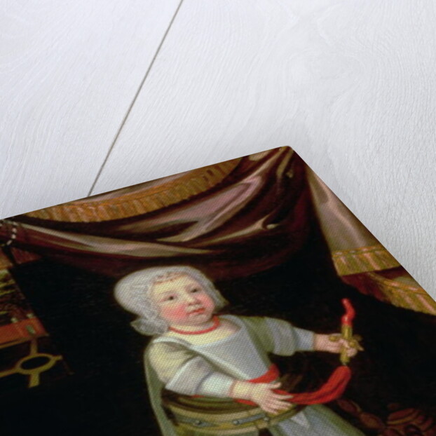 Portrait of a Boy with a Coral Rattle, c.1650-60 by English School